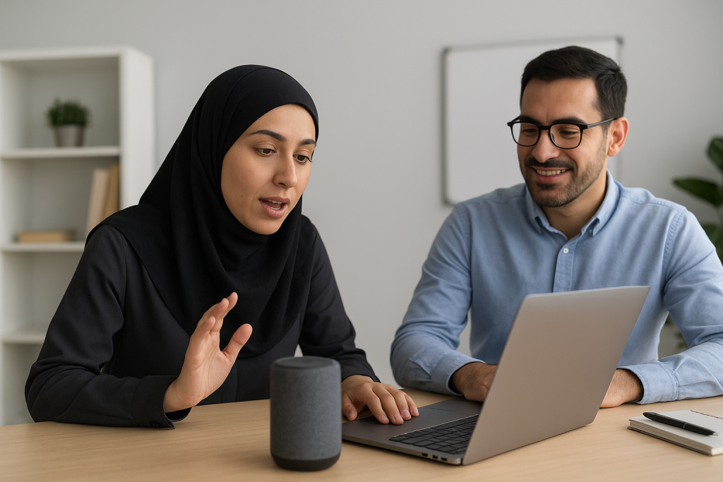 تصویر شاخص برای مقاله میخوام که افزایش دیده‌شدن کسب‌وکارها در عصر جست‌وجوی صوتی