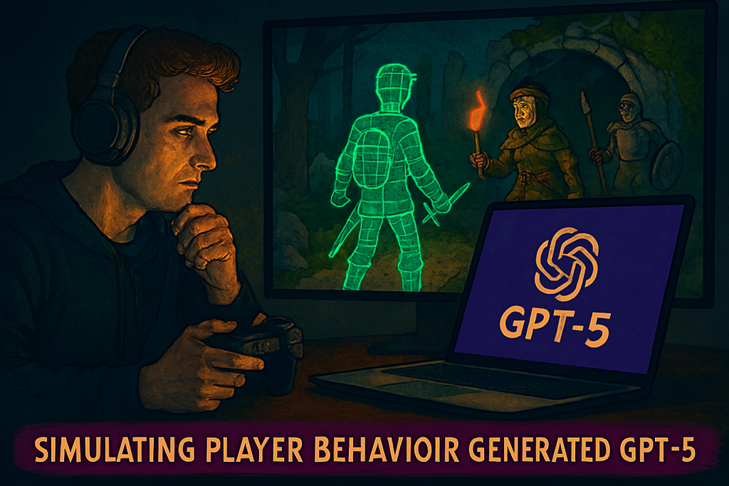 شبیهسازی رفتار بازیکن توسط GPT-5 در محیط تست بازی