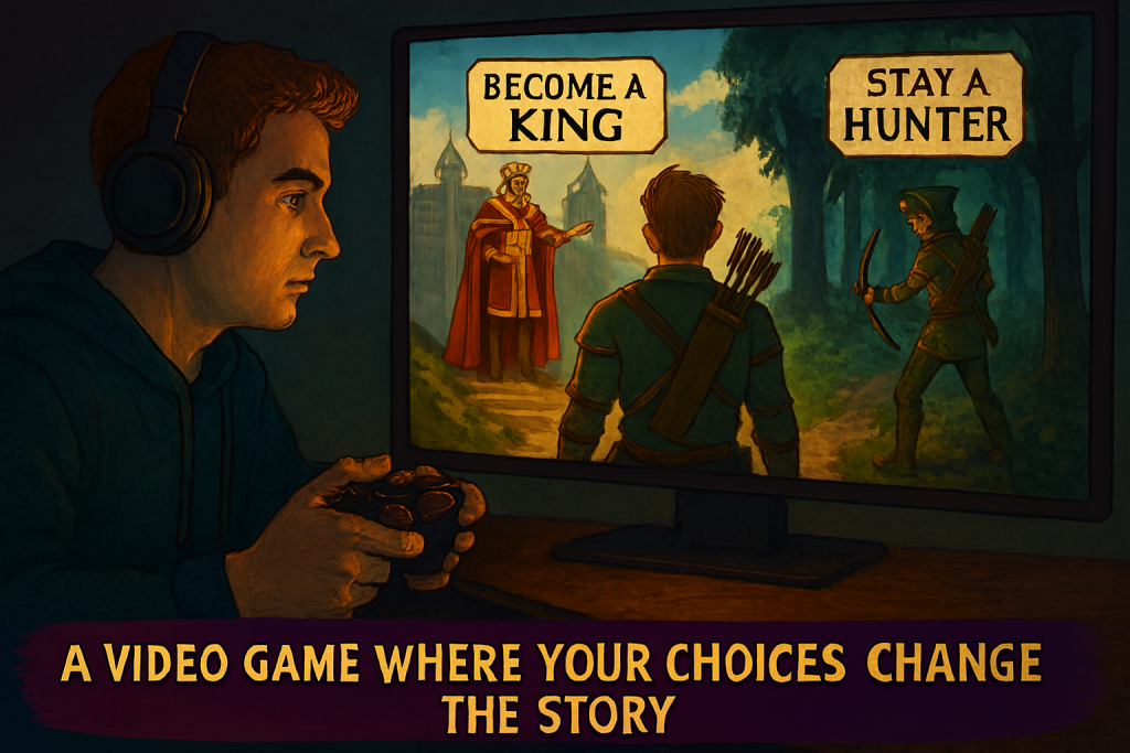بازی ویدیویی که داستان آن براساس انتخابهای شخصی بازیکن تغییر میکند