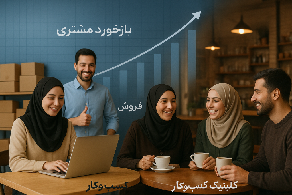 تجربه فروش و نمودار صعودی در فروشگاه