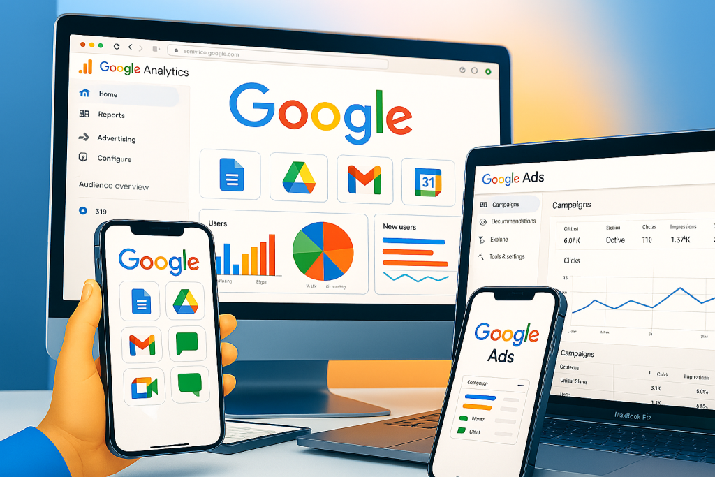 ابزارهای گوگل برای کسب‌وکارها