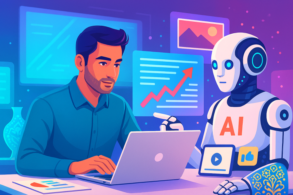 تعامل انسان با هوش مصنوعی مولد