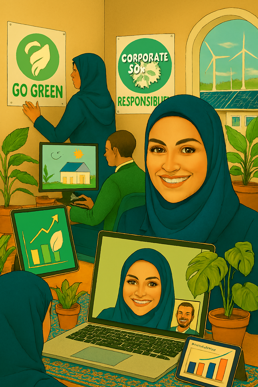 کسب‌وکارهای سبز و مسئولیت اجتماعی: راهنمای کلینیک کسب‌وکار برای افزایش درآمد و رشد پایدار