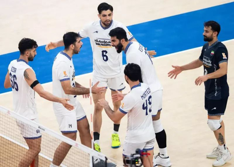 تصویر از بازیکنان تیم والیبال ایران