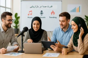 قدرت صدا در بازاریابی: استفاده از موسیقی و ترندهای صوتی برای تقویت برند